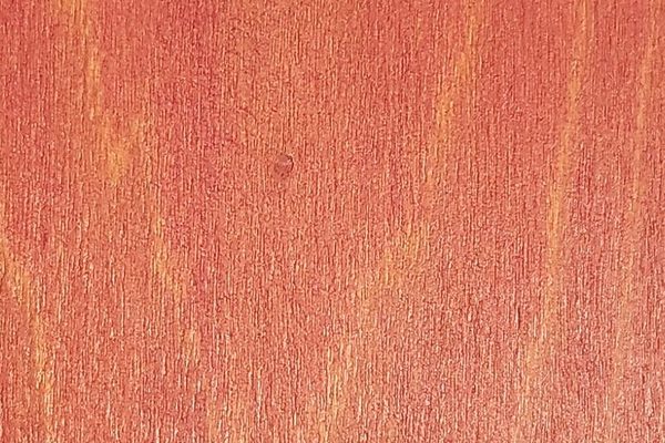 Placage bois teinté Orange Vermillon PW-C03