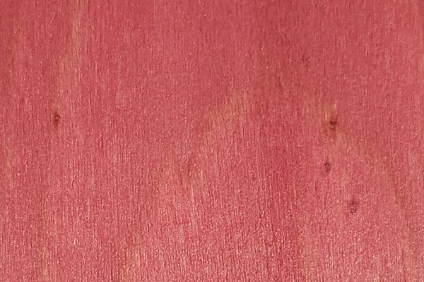 Placage bois teinté Rouge Corail PW-C04